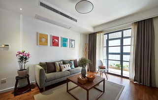 新房沙发家具窗帘简约地毯椅凳简洁自然的客厅装修图片效果图大全